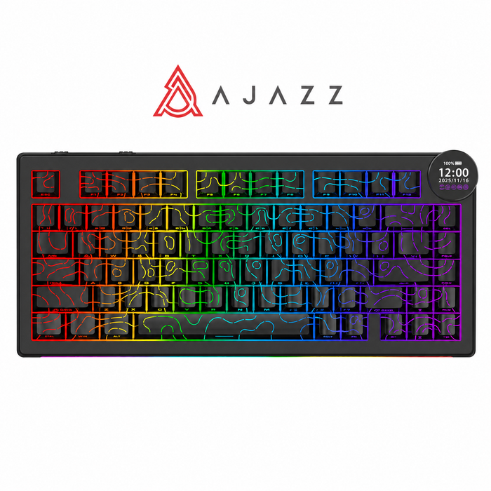AJAZZ AK820 V2 PRO RGB | TECLADO MECÁNICO 8KHZ | TFT SCREEN | 10000MAH